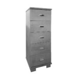 Cassettiera 35 5 cassetti cemento 31,5x32,5x92,5 H