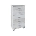 Cassettiera 55 5 cassetti betulla 53x35x92,5 H