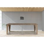 Consolle allungabile Natron rovere 50x90 cm - immagine 2