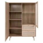 Credenza Bali 53A 2 ante e 2 cassetti effetto vimini - immagine 3