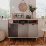 Credenza Epik 51 rovere antracite grigio 3 ante 120x40x88,3 - immagine 2