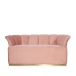 Divano 2 posti Argentario velluto cipria - immagine 2