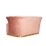 Divano 2 posti Argentario velluto cipria - immagine 3