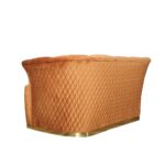 Divano 2 posti Argentario velluto ruggine - immagine 3