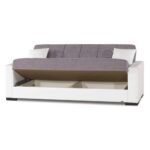 Divano 3 posti letto contenitore Malpensa visone - immagine 2