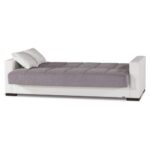 Divano 3 posti letto contenitore Malpensa visone - immagine 3