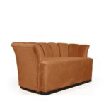 Divano Argentario 2 posti mattone base nera