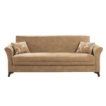 Divano Buket 3 posti letto contenitore beige - immagine 2