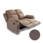 Divano Chicago 2 posti reclinabile elephant - immagine 2