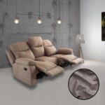 Divano Chicago 3 posti reclinabile silver grey Ranger 10 - immagine 2