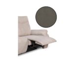 Divano Dallas 3 posti recliner elettrici grigio - immagine 2