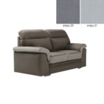 Divano Greta 2 posti grigio 160x91x105H - immagine 2