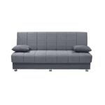 Divano letto contenitore Braga grigio 191x55x90 - immagine 2