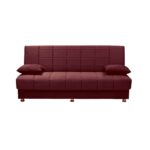 Divano letto contenitore Braga rosso 191x55x90 - immagine 2