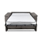 Divano letto Delhia  3 posti grigio poggiatesta recliner 226x108 - immagine 3