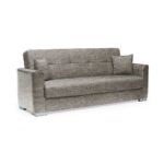 Divano letto Manhattan con contenitore beige - immagine 2