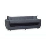 Divano letto Piano con contenitore grigio - immagine 4