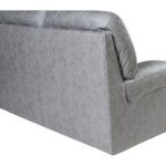 Divano Sarah 2 posti nabuk grigio - immagine 4