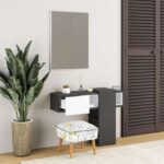 Ingresso Efes antracite bianco con specchio - immagine 3