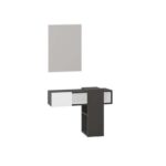 Ingresso Efes antracite bianco con specchio - immagine 5