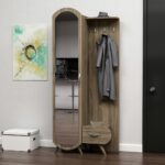 Ingresso Kerry noce anta a specchio e cassetto