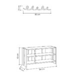 Ingresso scarpiera Tono bianco con appendiabiti nero - immagine 3