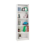 Libreria 5 scomparti ktp-150BY1 bianco - immagine 3