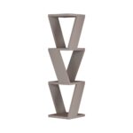 Libreria angolare pensile Zena tortora - immagine 2