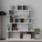 Libreria design Apollon bianco antracite - immagine 2