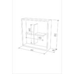 Libreria pensile Kiss 60x60x16 RF140101 - immagine 3