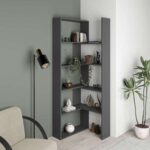 Libreria Wish estensibile angolare antracite 200h - immagine 4