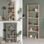 Libreria Wish estensibile angolare rovere 200h