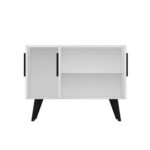 Madia 3 ante Larissa bianca 90x35x69 h - immagine 5