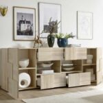 Madia Artica rovere samoa 2 ante e 4 cassetti - immagine 2