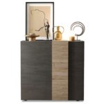 Madia contenitore Sabry 2 ante titanio rovere Kadiz - immagine 4