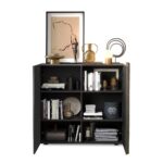 Madia contenitore Sabry 2 ante titanio rovere mercure - immagine 3