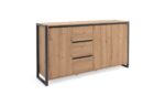 Madia Denver 3 160x40x88H quercia antracite - immagine 5
