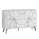 Madia Dune 4 ante colore bianco carrara - immagine 4