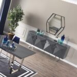 Madia Enzio grigio 4 ante 208x53x84h - immagine 4