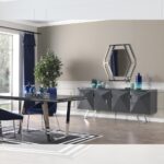 Madia Enzio grigio 4 ante 208x53x84h - immagine 5