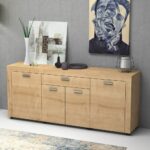 Madia Fiesta 4 ante e 1 cassetto rovere 177x40x76 - immagine 2