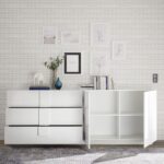 Madia Kliata 241colore bianco laccato lucido - immagine 2