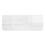 Madia Kliata 241colore bianco laccato lucido - immagine 3