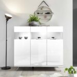 Madia Korten 3 ante bianco lucido