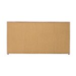 Madia Lund 51 rovere sonoma bianco 4 ante e 2 cassetti 160x35x85 - immagine 6