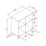 Madia Medan01D 2 ante rovere antracite - immagine 7