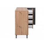 Madia Medan51C 3 ante e 4 cassetti rovere antracite - immagine 9