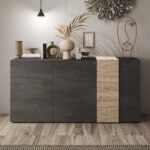 Madia Sabry 3 ante titanio rovere Kadiz