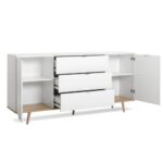 Madia scandinava Goteborg 51 2 ante e 3 cassetti - immagine 2