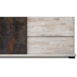 Madia Sevilla 51A pino sbiancato 2 ante scorrevoli e cassetti - immagine 7